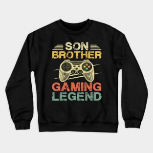 Gaming Gift For Teenage Boys 8-12 Year Old Funny Video Games Crewneck Sweatshirt